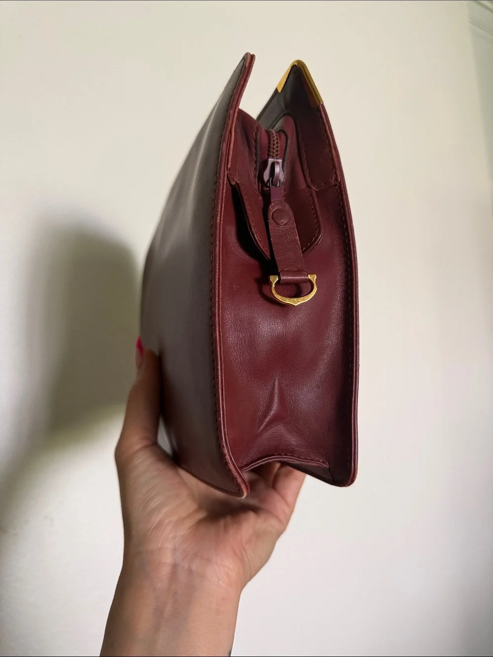 Cartier sleek burgundy